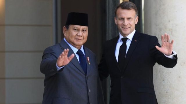 Prabowo Subianto Temui Emmanuel Macron di Prancis, Bahas Alutsista hingga Energi Strategis